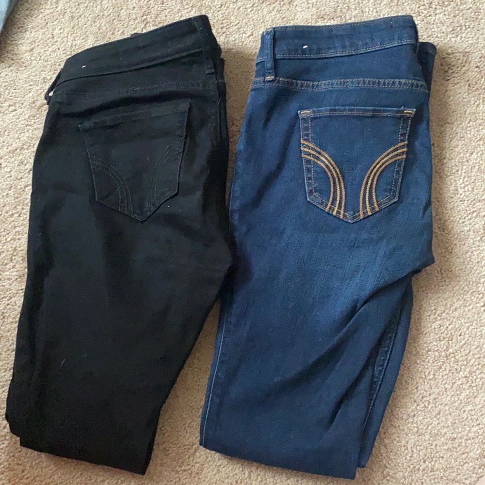 TWO PAIRS OF HOLLISTER JEANS